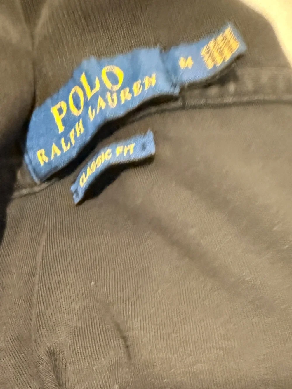 Ralph Lauren Black Polo‎ Shirt with White Pony Logo